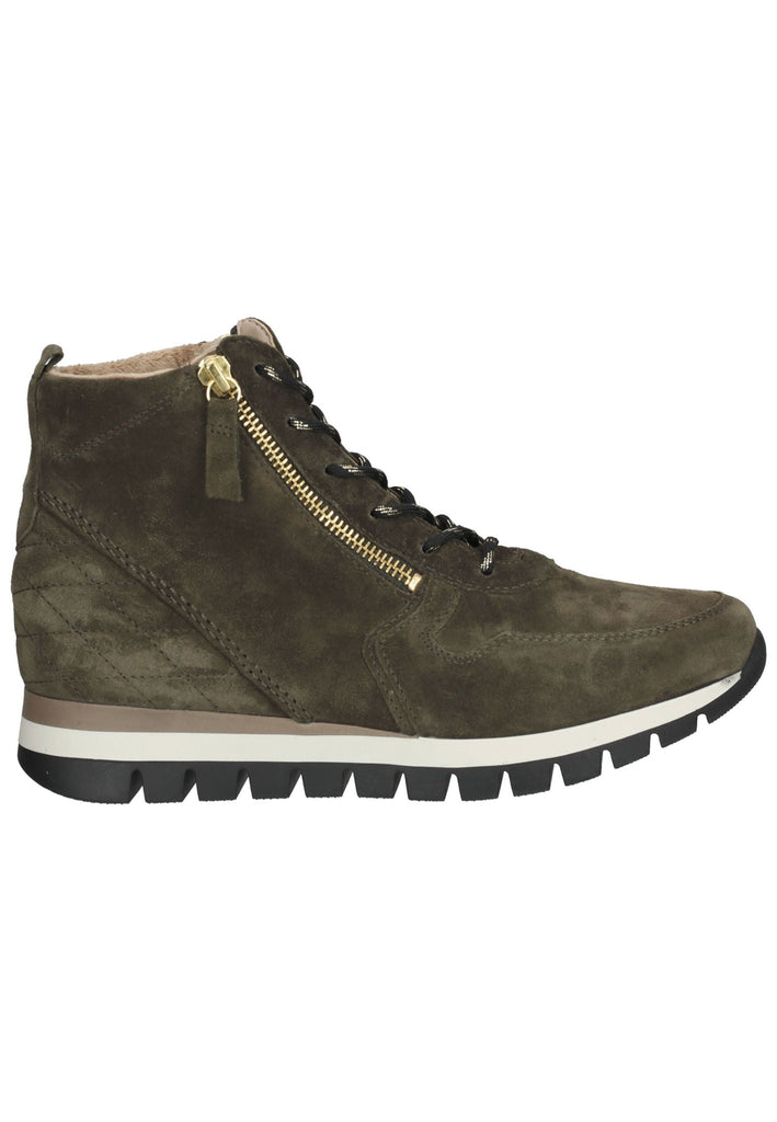 Gabor Sneaker Veloursleder Oliv