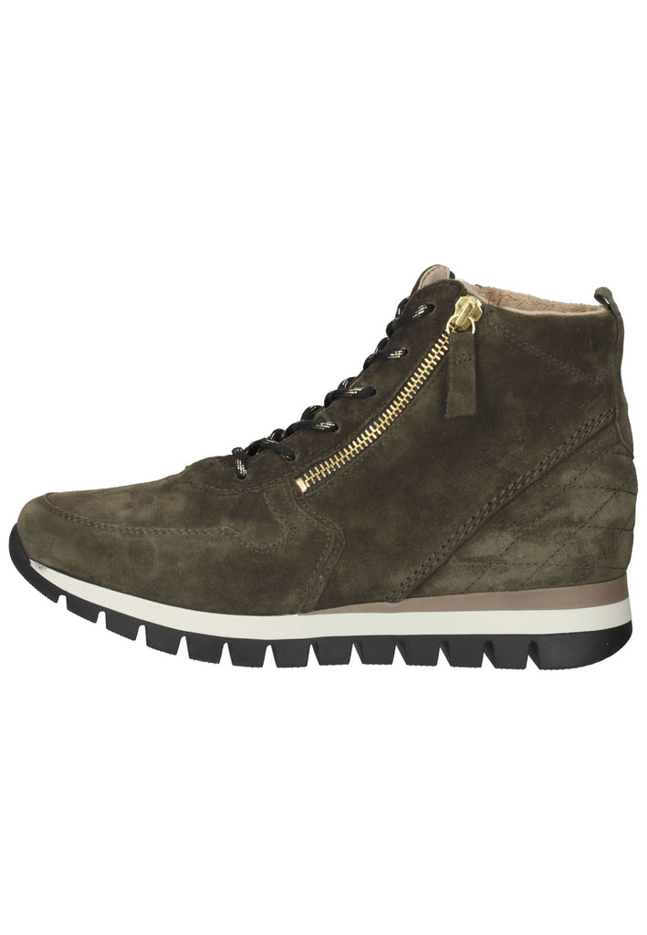 Gabor Sneaker Veloursleder Oliv