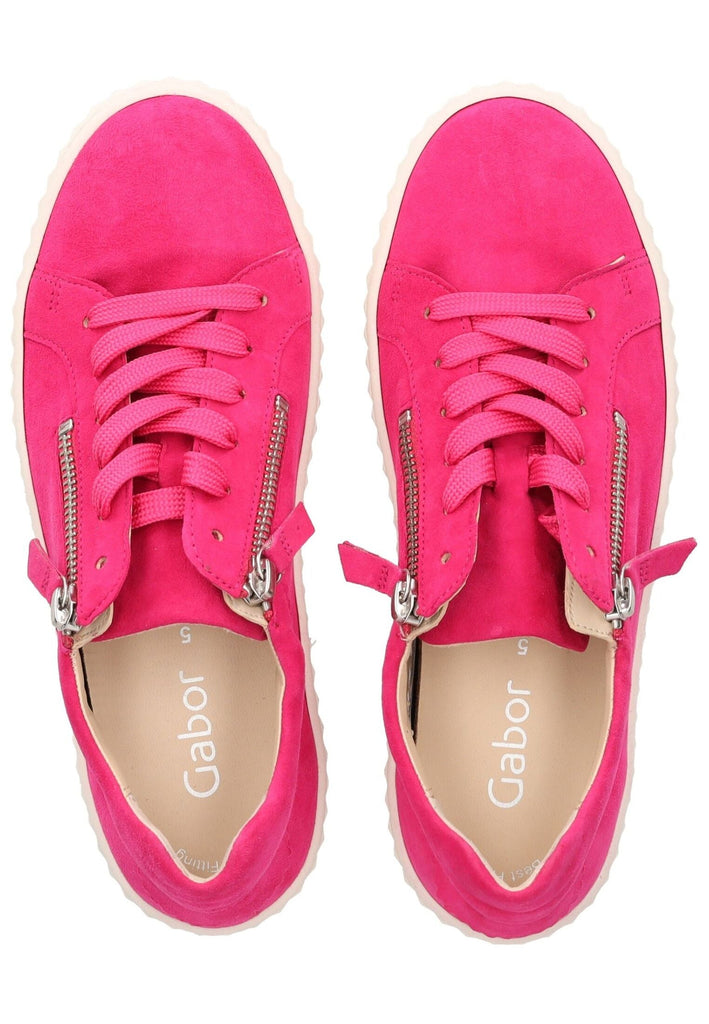 Gabor Sneaker Veloursleder Pink