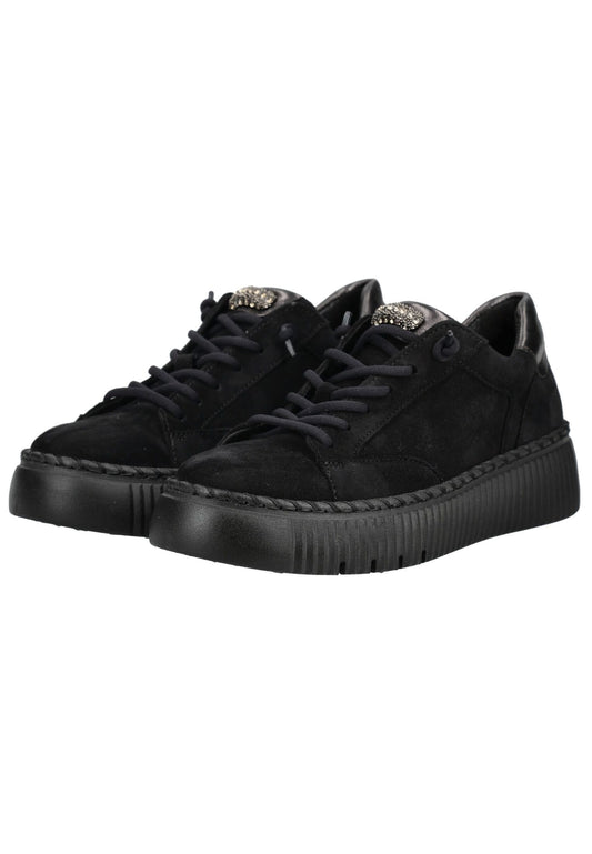 Gabor Sneaker Veloursleder Schwarz