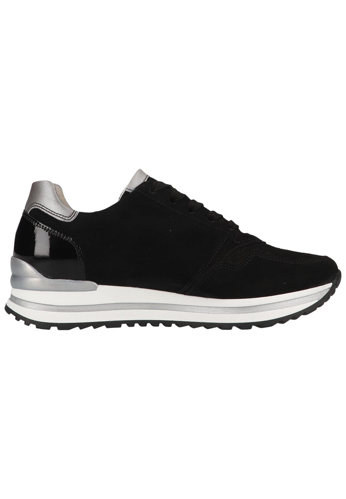 Gabor Sneaker Veloursleder Schwarz/Grau