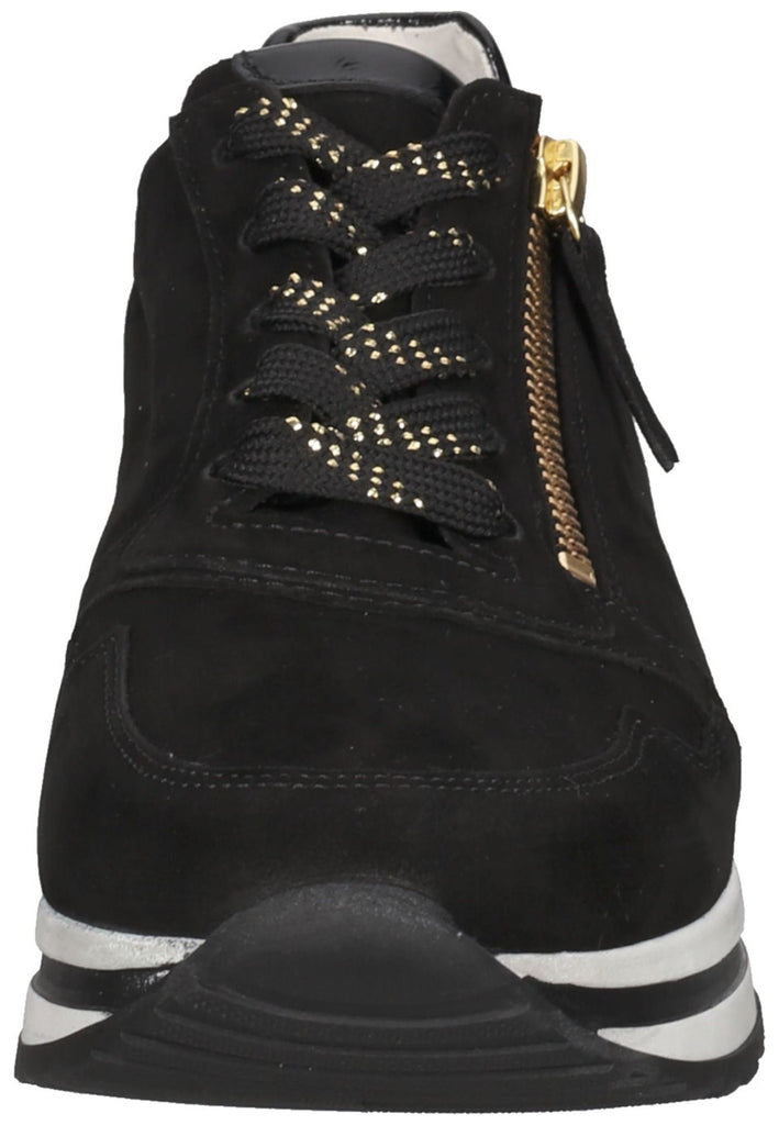 Gabor Sneaker Veloursleder Schwarz Kombi