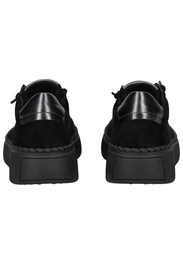 Gabor Sneaker Veloursleder Schwarz/Silber