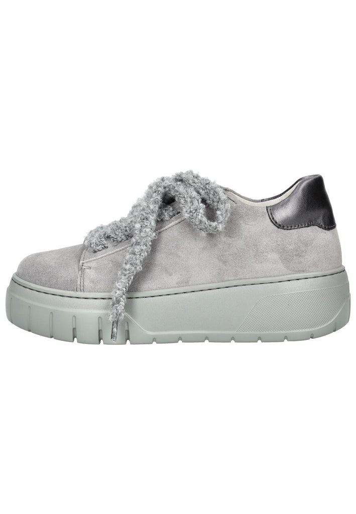 Gabor Sneaker Veloursleder Steel