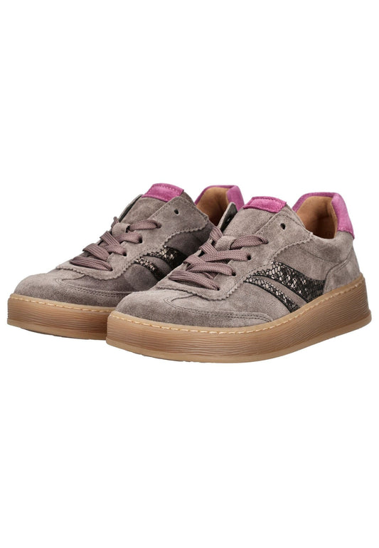 Gabor Sneaker Veloursleder Taupe