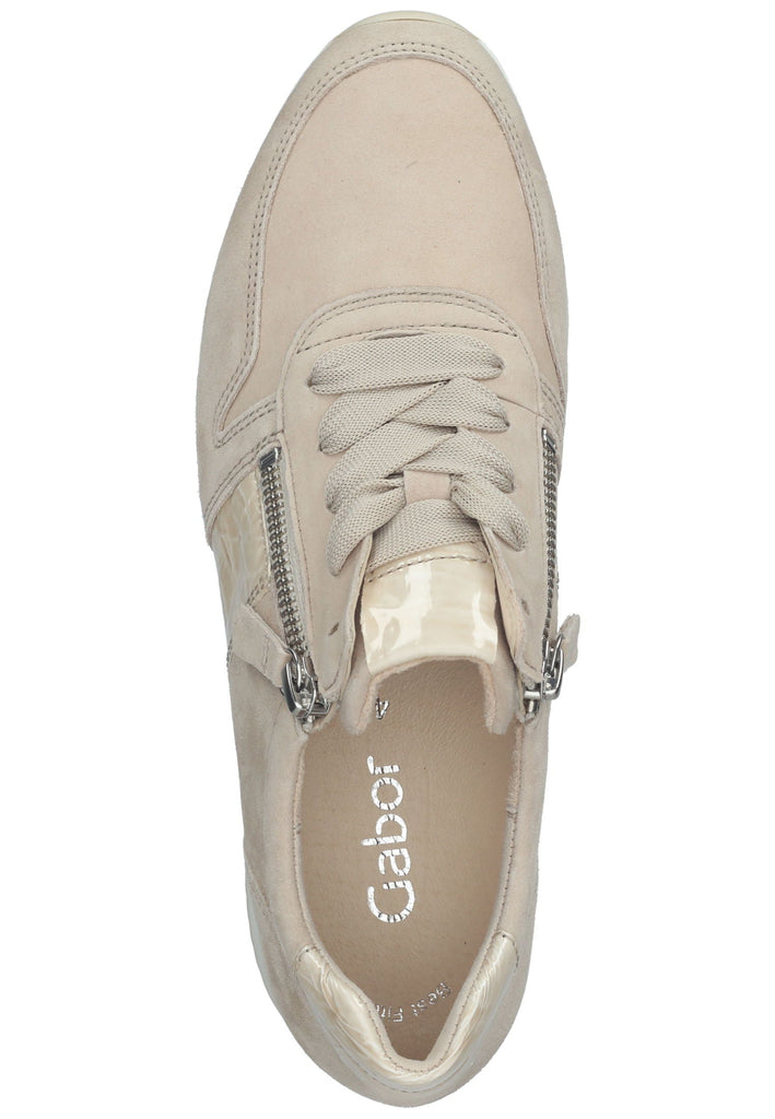 Gabor Sneaker Veloursleder/Textil Beige