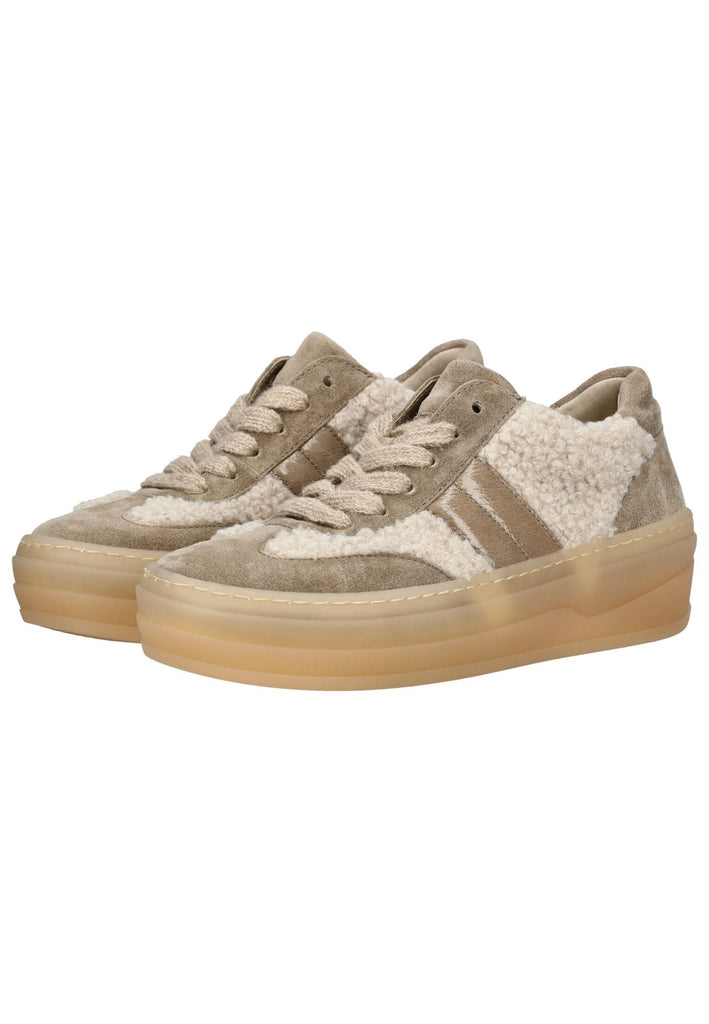 Gabor Sneaker Veloursleder/Textil Beige/Braun