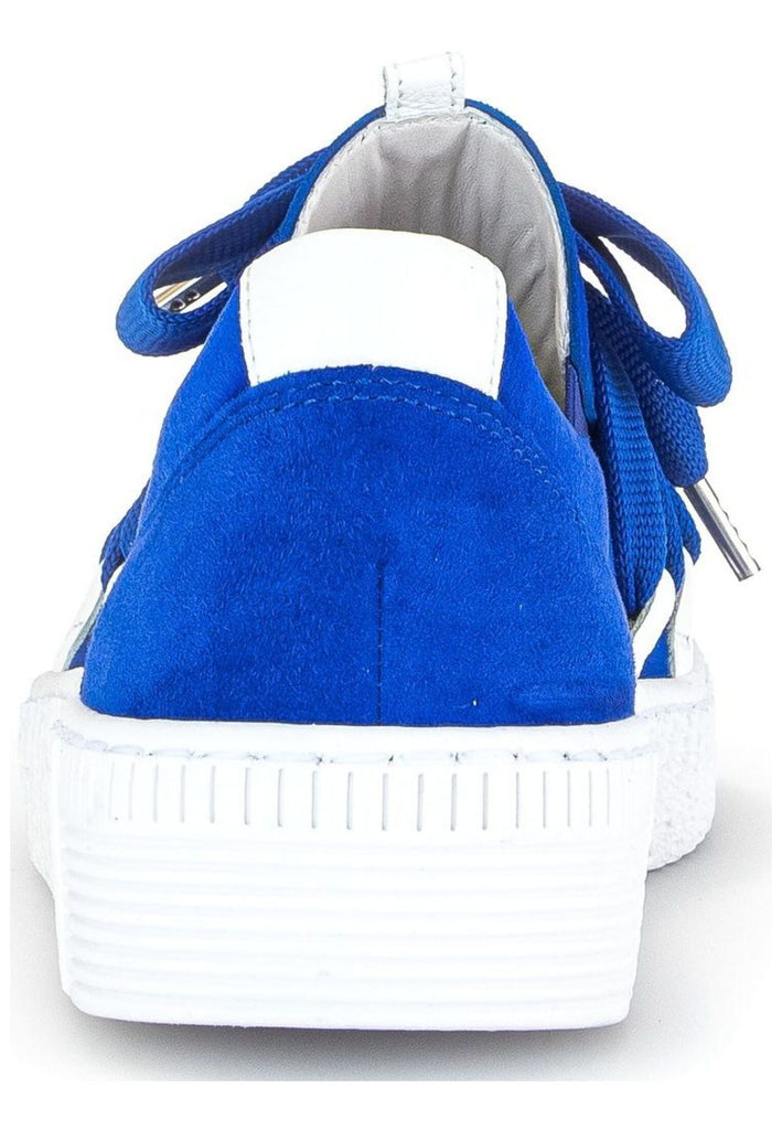 Gabor Sneaker Veloursleder/Textil Blau/Weiß