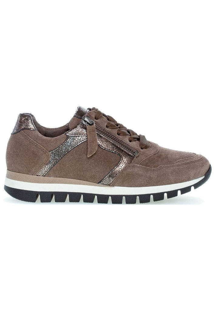 Gabor Sneaker Veloursleder/Textil Braun