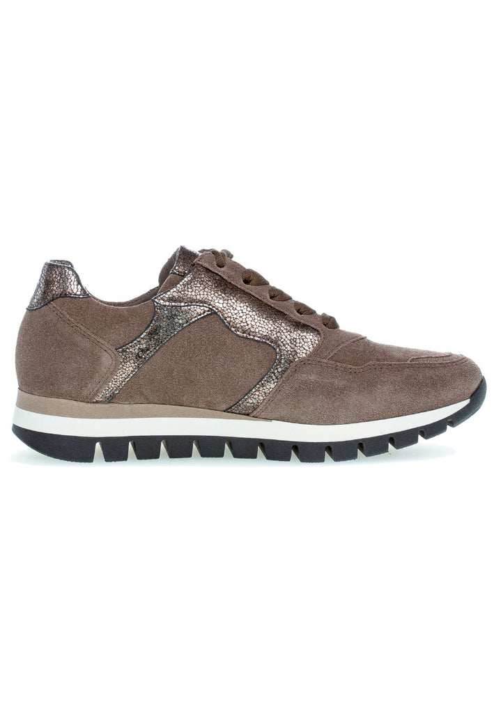 Gabor Sneaker Veloursleder/Textil Braun