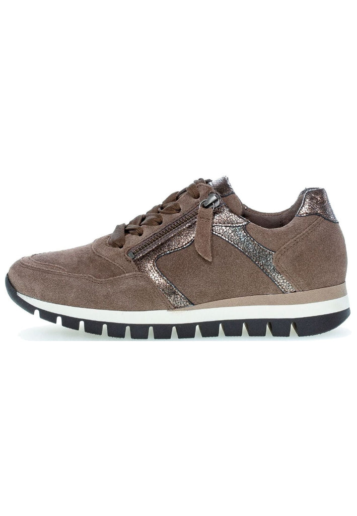 Gabor Sneaker Veloursleder/Textil Braun