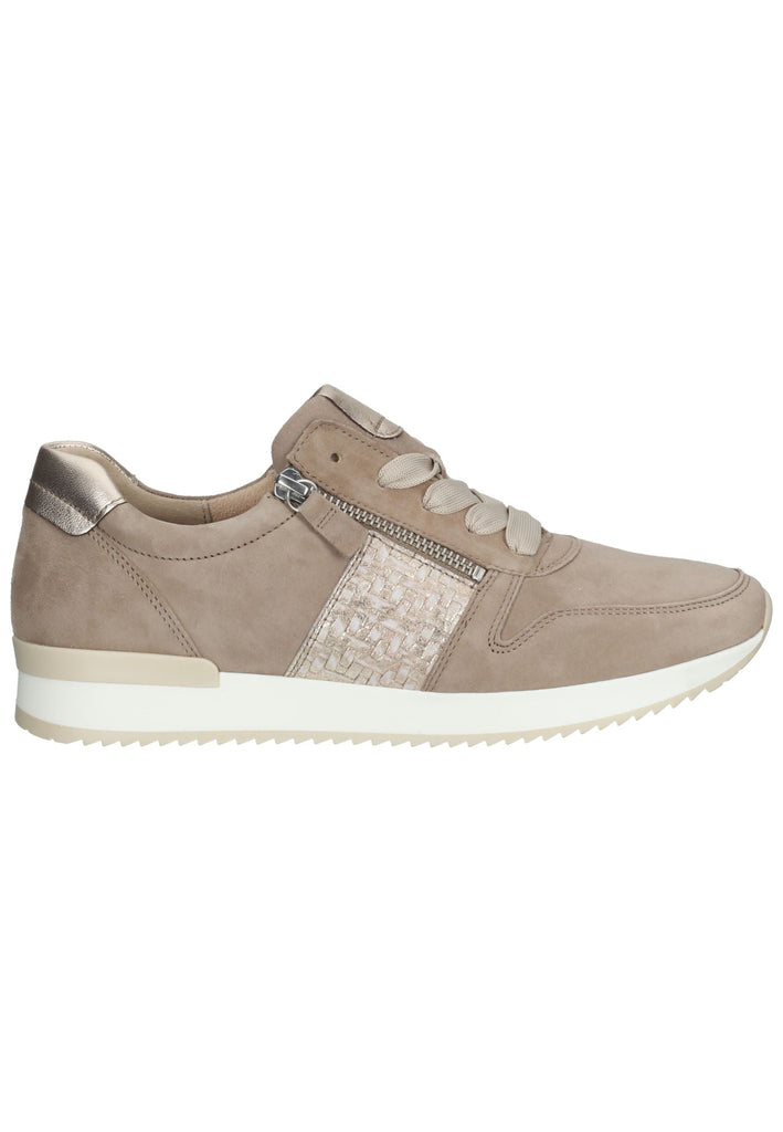 Gabor Sneaker Veloursleder/Textil Braun/Beige