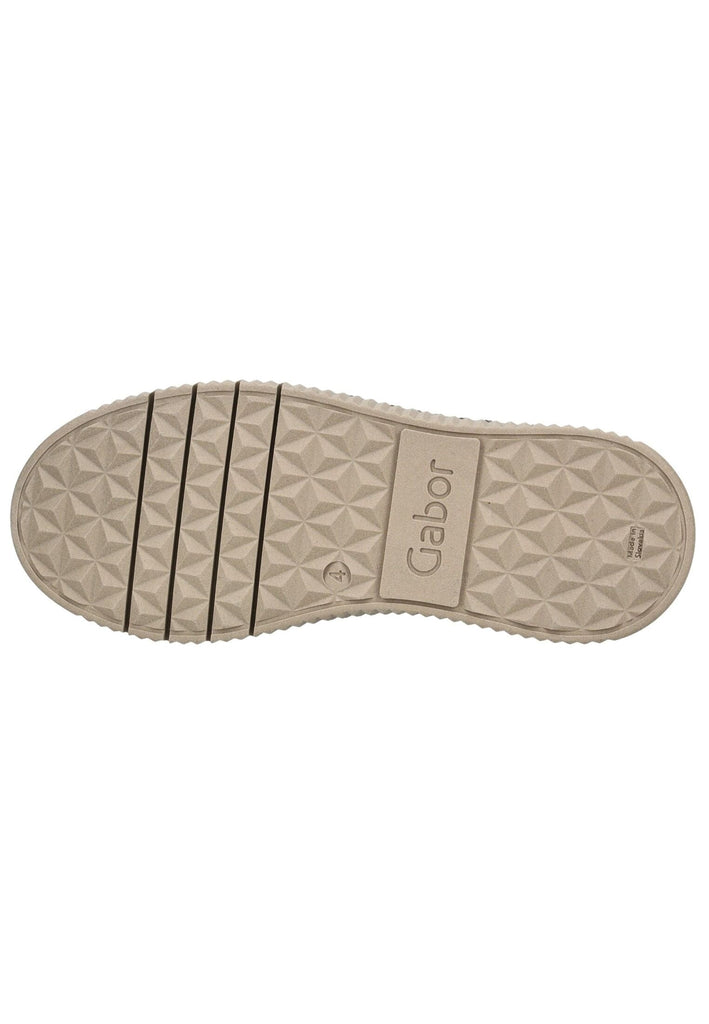 Gabor Sneaker Veloursleder/Textil Braun/Grau