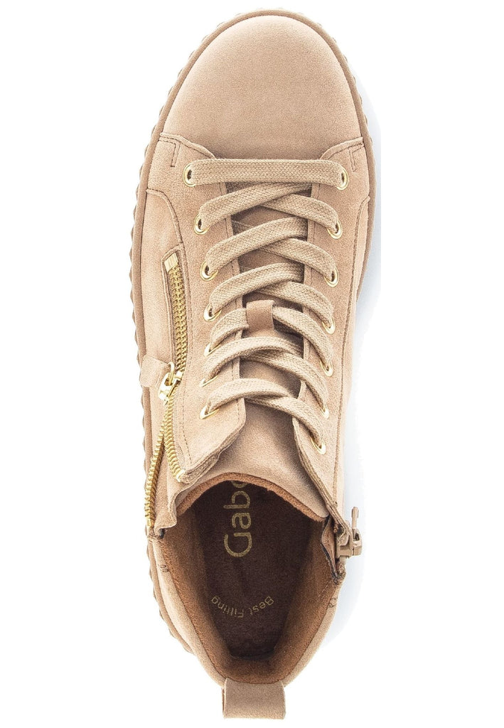 Gabor Sneaker Veloursleder/Textil Caramel