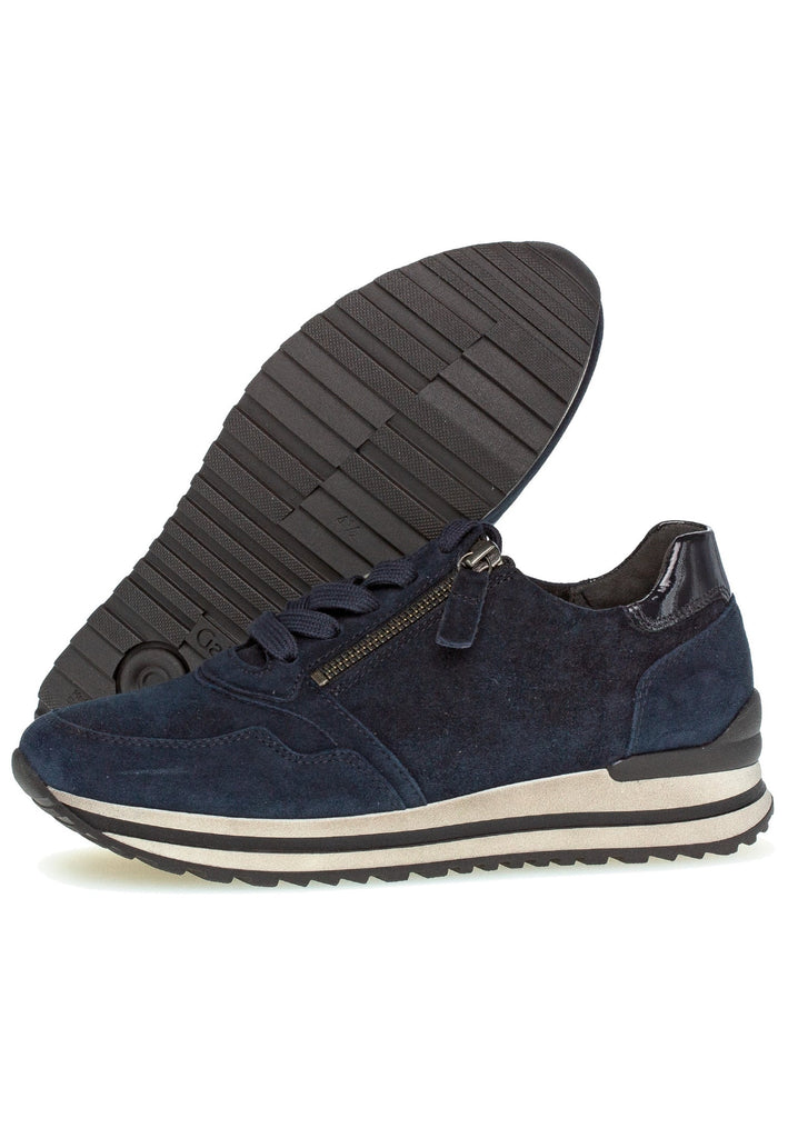Gabor Sneaker Veloursleder/Textil Dunkelblau