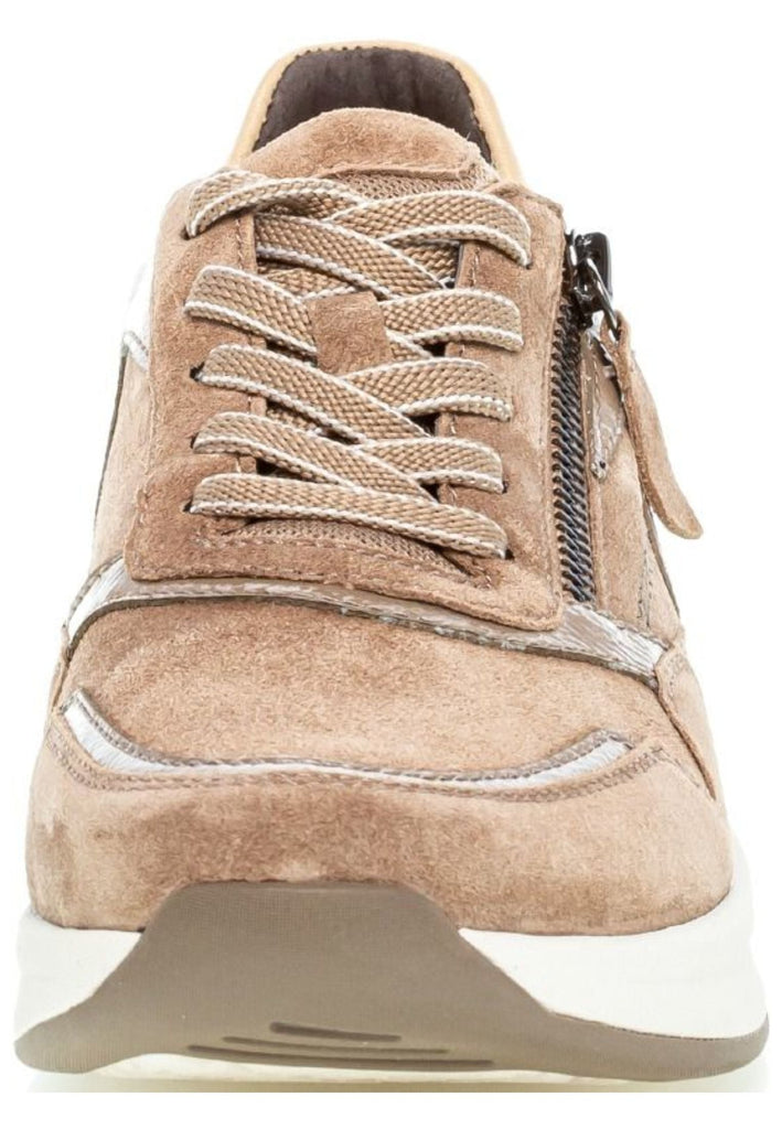 Gabor Sneaker Veloursleder/Textil Muskat
