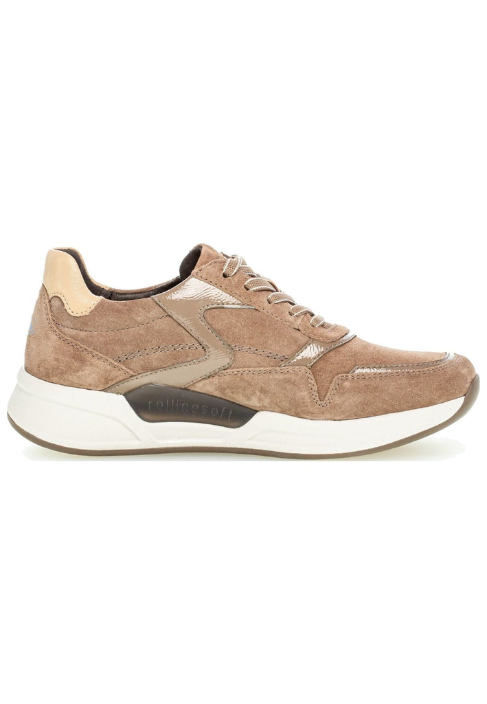 Gabor Sneaker Veloursleder/Textil Muskat