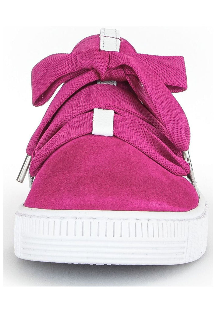 Gabor Sneaker Veloursleder/Textil Pink/Weiß