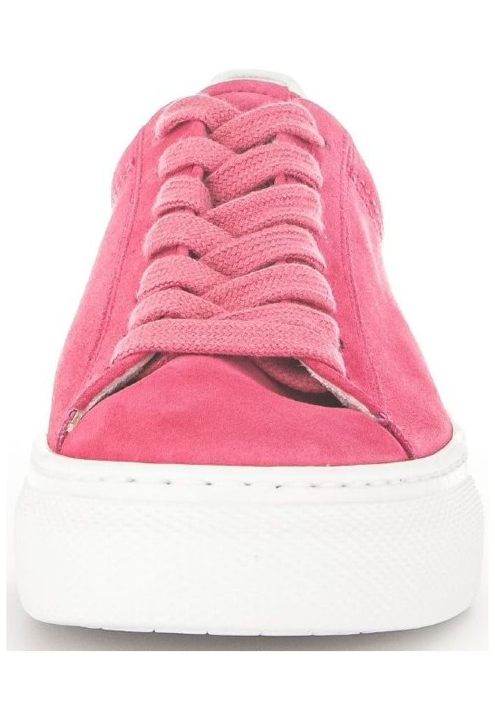 Gabor Sneaker Veloursleder/Textil Pink/Weiß