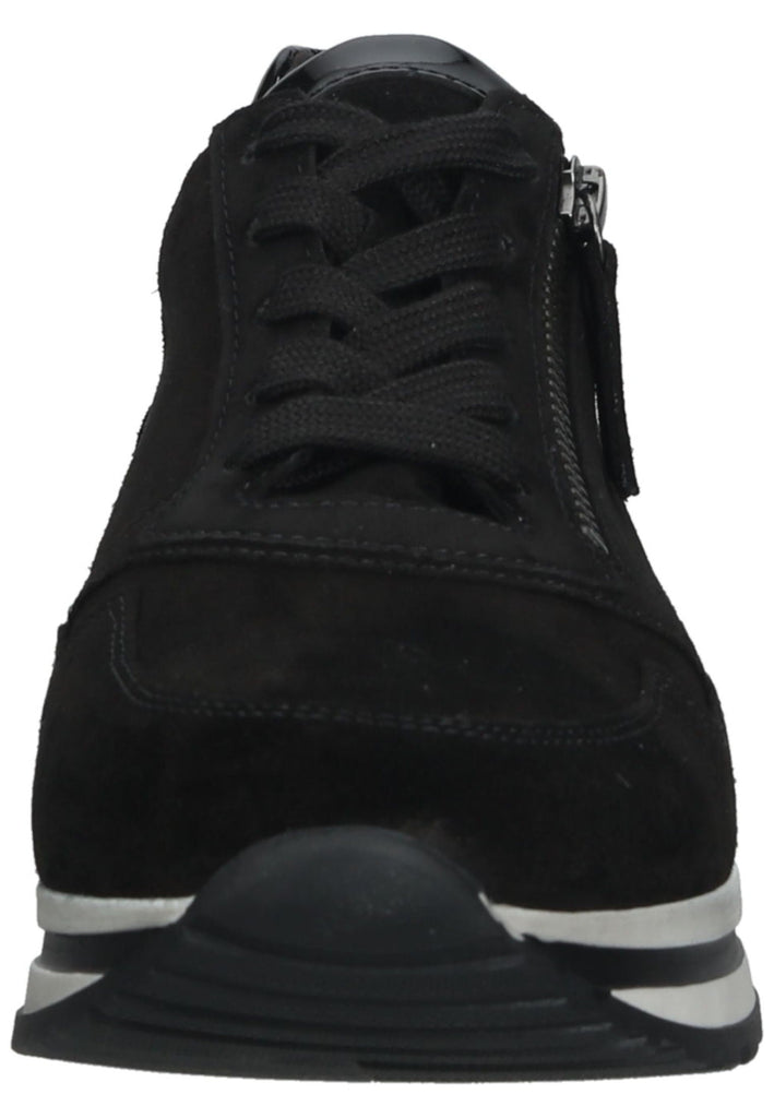 Gabor Sneaker Veloursleder/Textil Schwarz Lack