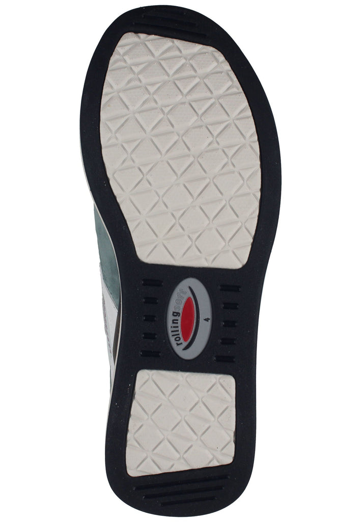 Gabor Sneaker Veloursleder/Textil Weiß/Grün