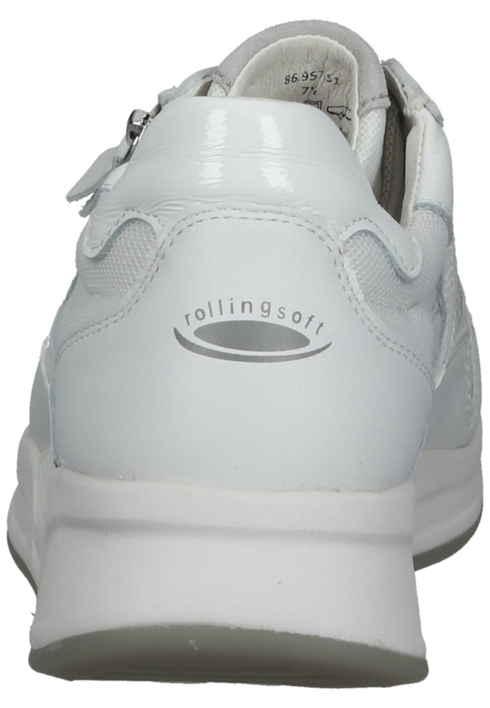 Gabor Sneaker Veloursleder Weiß/Grau