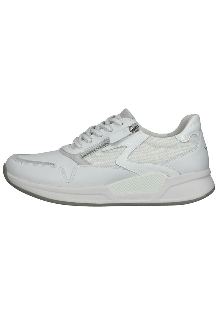 Gabor Sneaker Veloursleder Weiß/Grau
