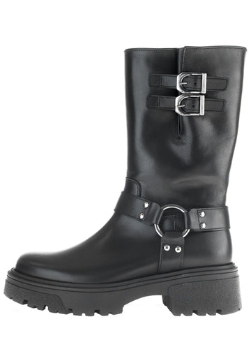 Stiefel Gabor Stiefel Glattleder Schwarz Warmfutter