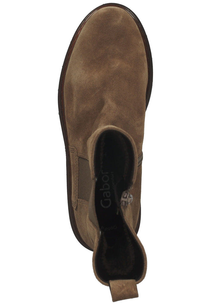 Stiefel Gabor Stiefel Veloursleder Mittelbraun