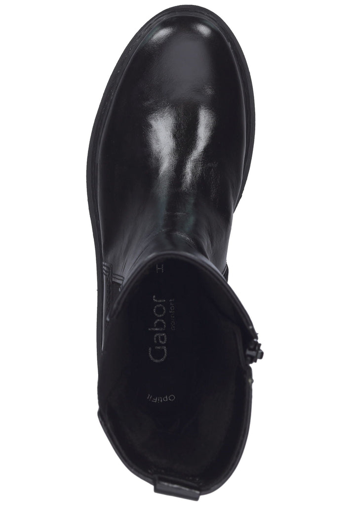 Gabor Stiefel Glattleder Schwarz