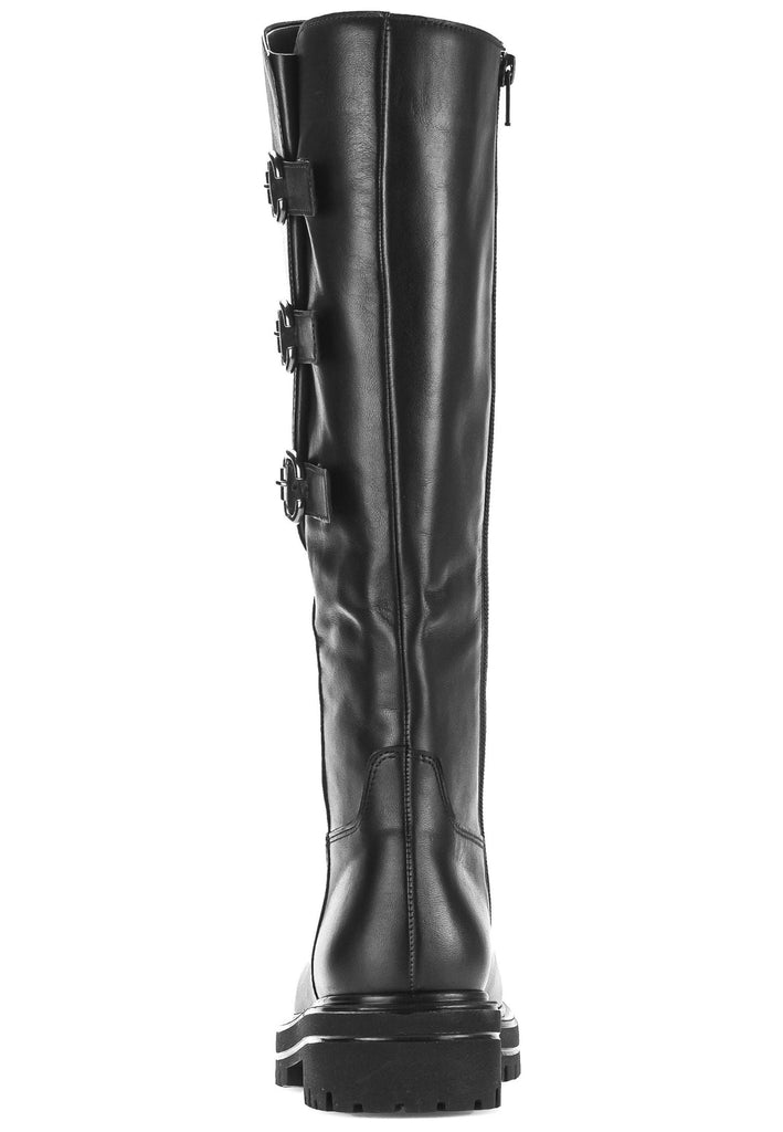 Gabor Stiefel Glattleder Schwarz Warmfutter