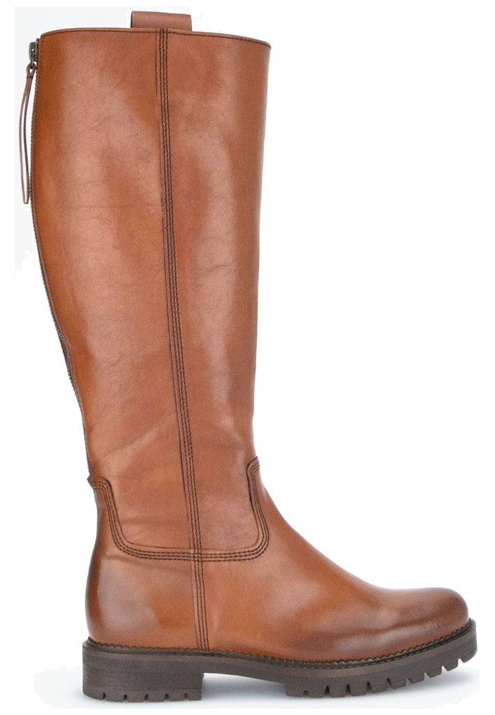 Gabor Stiefel Leder Cognac