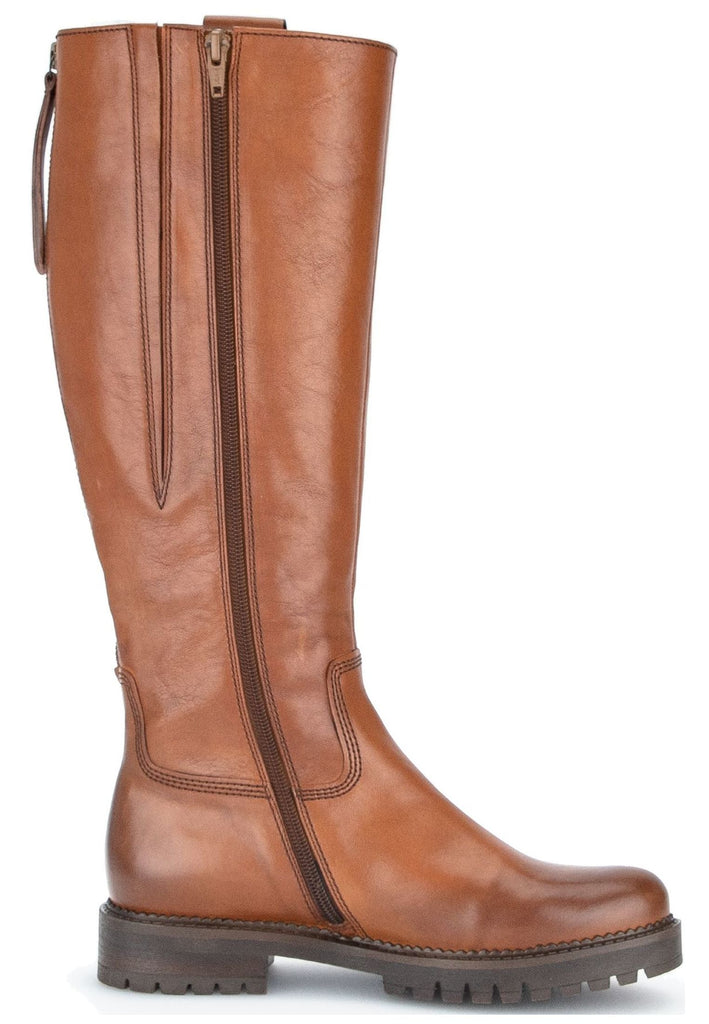Gabor Stiefel Leder Cognac