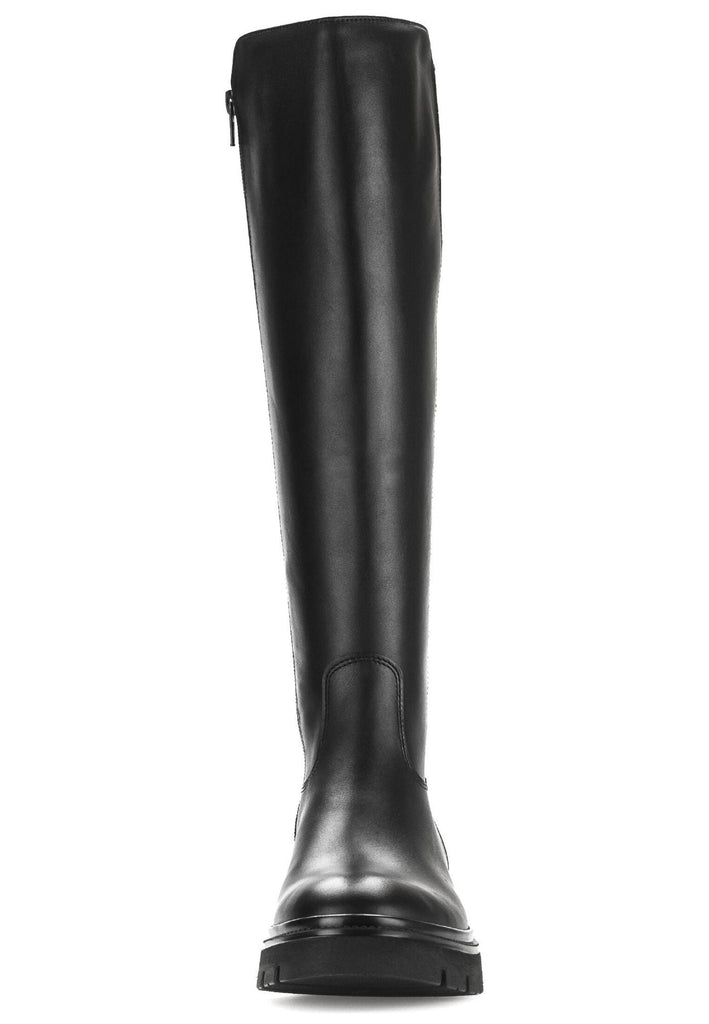 Gabor Stiefel Leder Schwarz Warmfutter