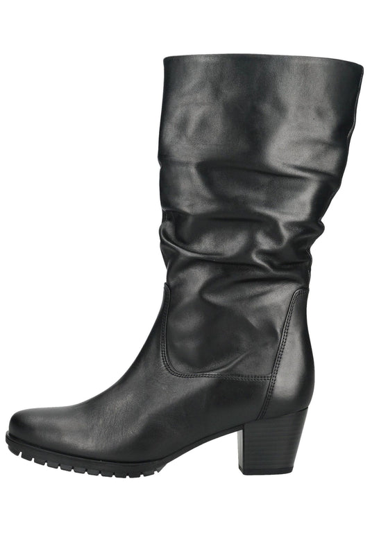Gabor Stiefel Leder Schwarz Warmfutter