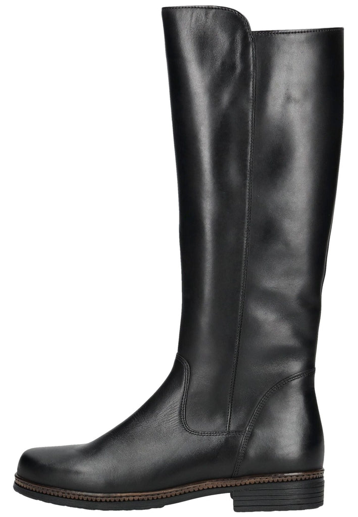 Gabor Stiefel Leder/Textil Schwarz