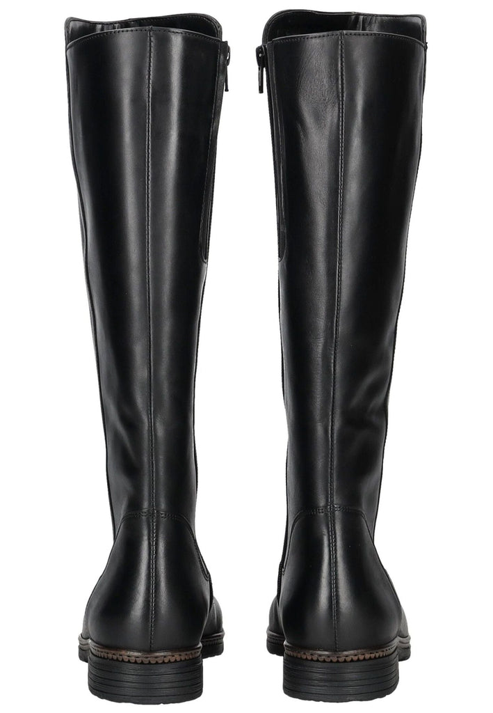 Gabor Stiefel Leder/Textil Schwarz