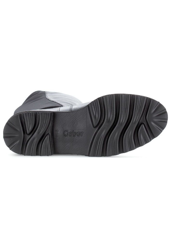 Gabor Stiefel Leder/Textil Schwarz
