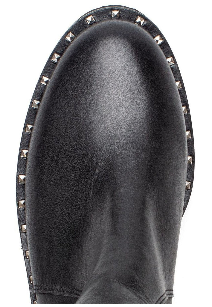 Gabor Stiefel Leder/Textil Schwarz