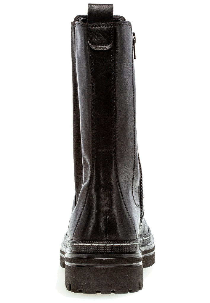 Gabor Stiefel Leder/Textil Schwarz
