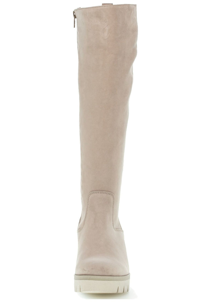 Gabor Stiefel Nubukleder Leinen