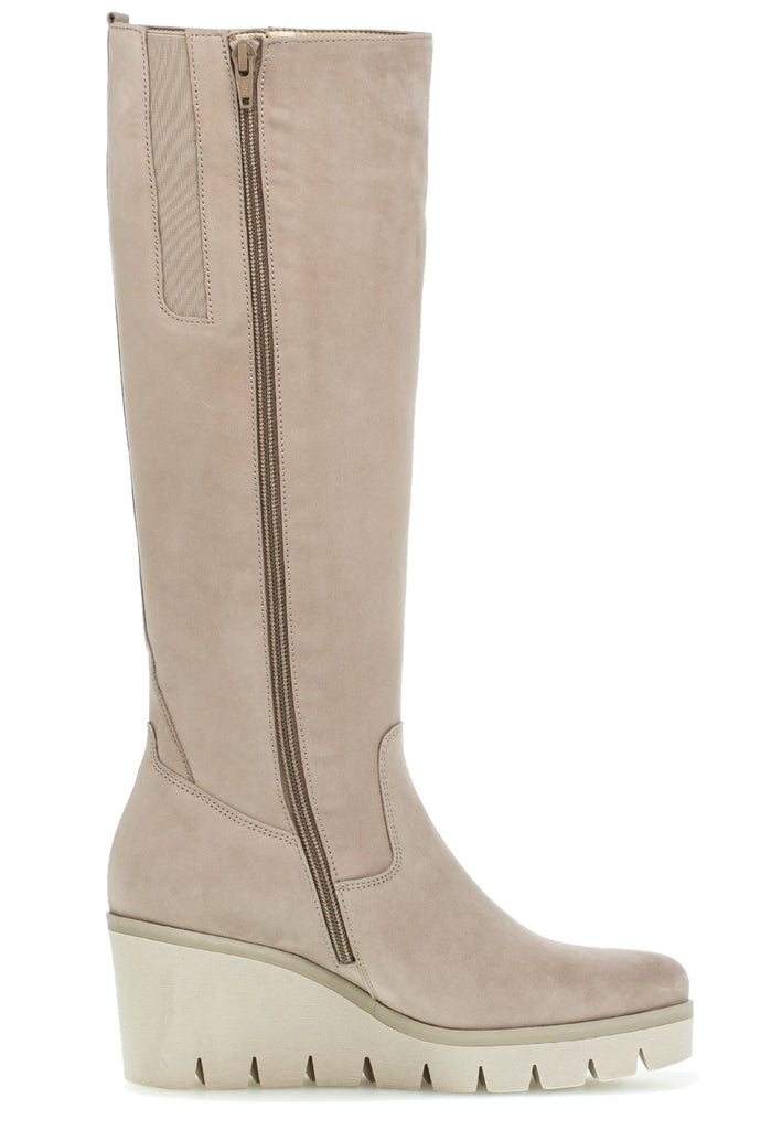 Gabor Stiefel Nubukleder Leinen