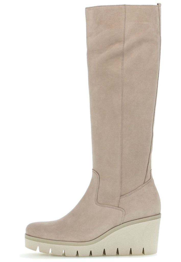 Gabor Stiefel Nubukleder Leinen