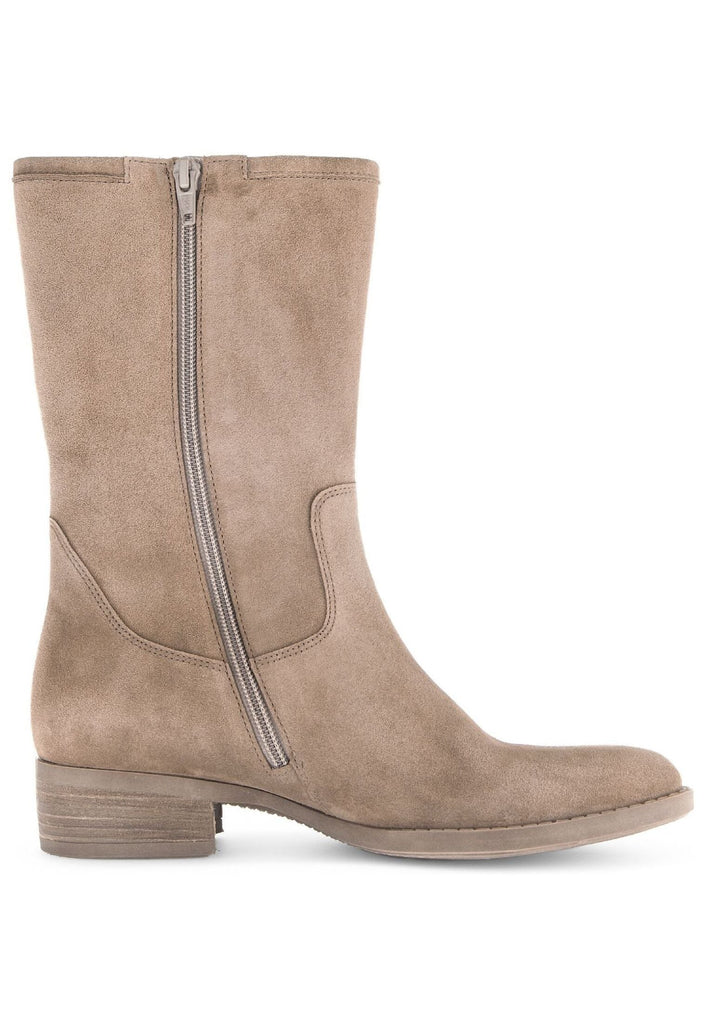 Gabor Stiefel Veloursleder Beige