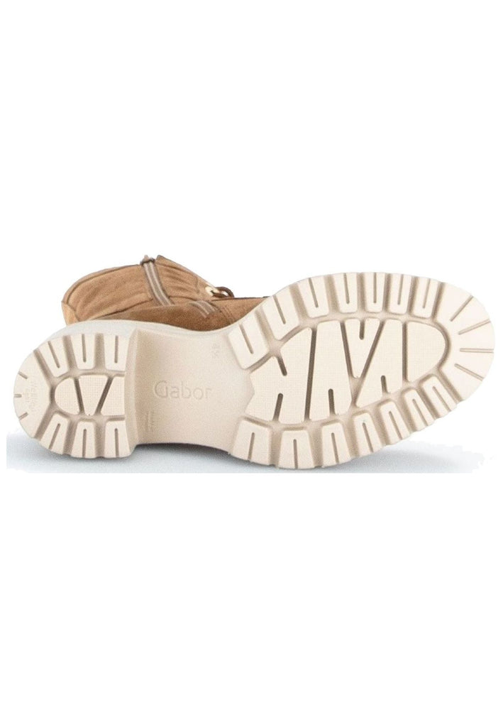 Gabor Stiefel Veloursleder Braun/Beige