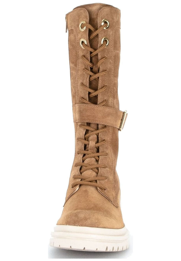Gabor Stiefel Veloursleder Braun/Beige