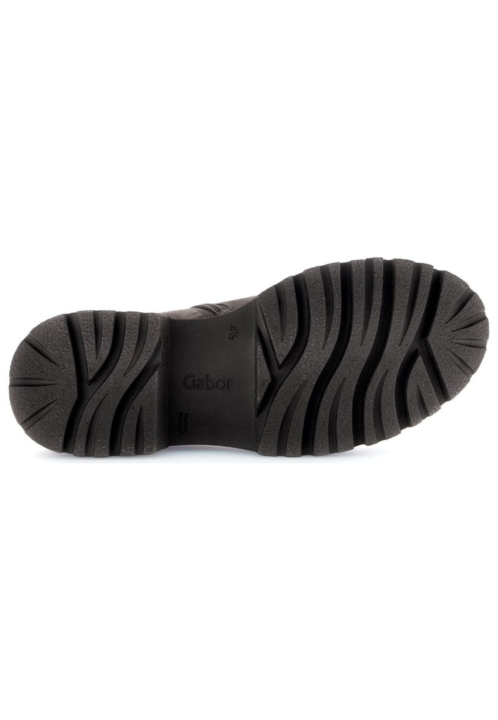 Gabor Stiefel Veloursleder Braun/Grau Warmfutter