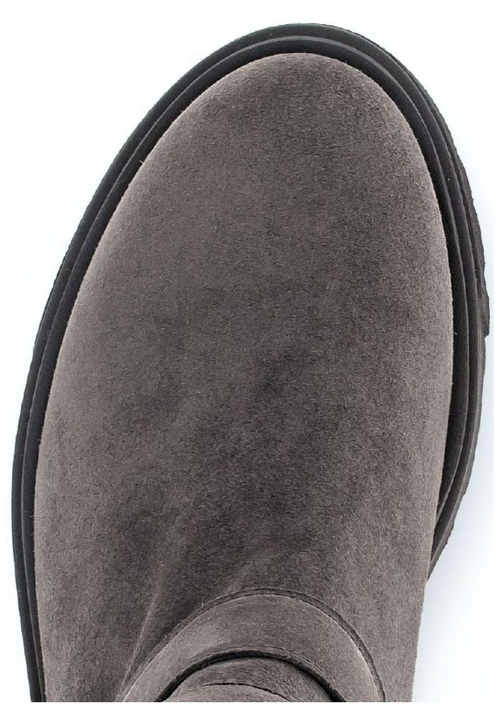 Gabor Stiefel Veloursleder Braun/Grau Warmfutter