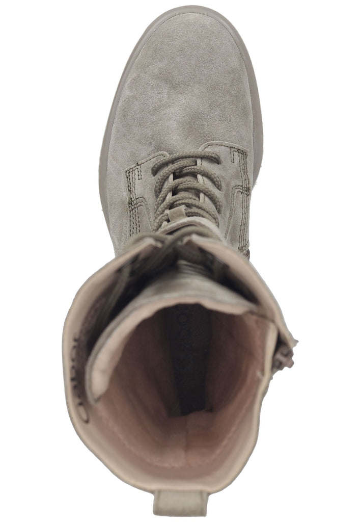 Gabor Stiefel Veloursleder Grün