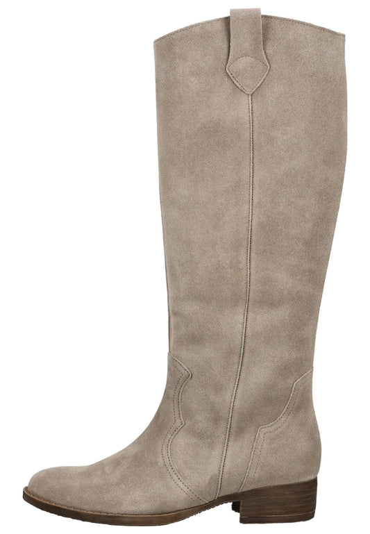 Gabor Stiefel Veloursleder Kiesel